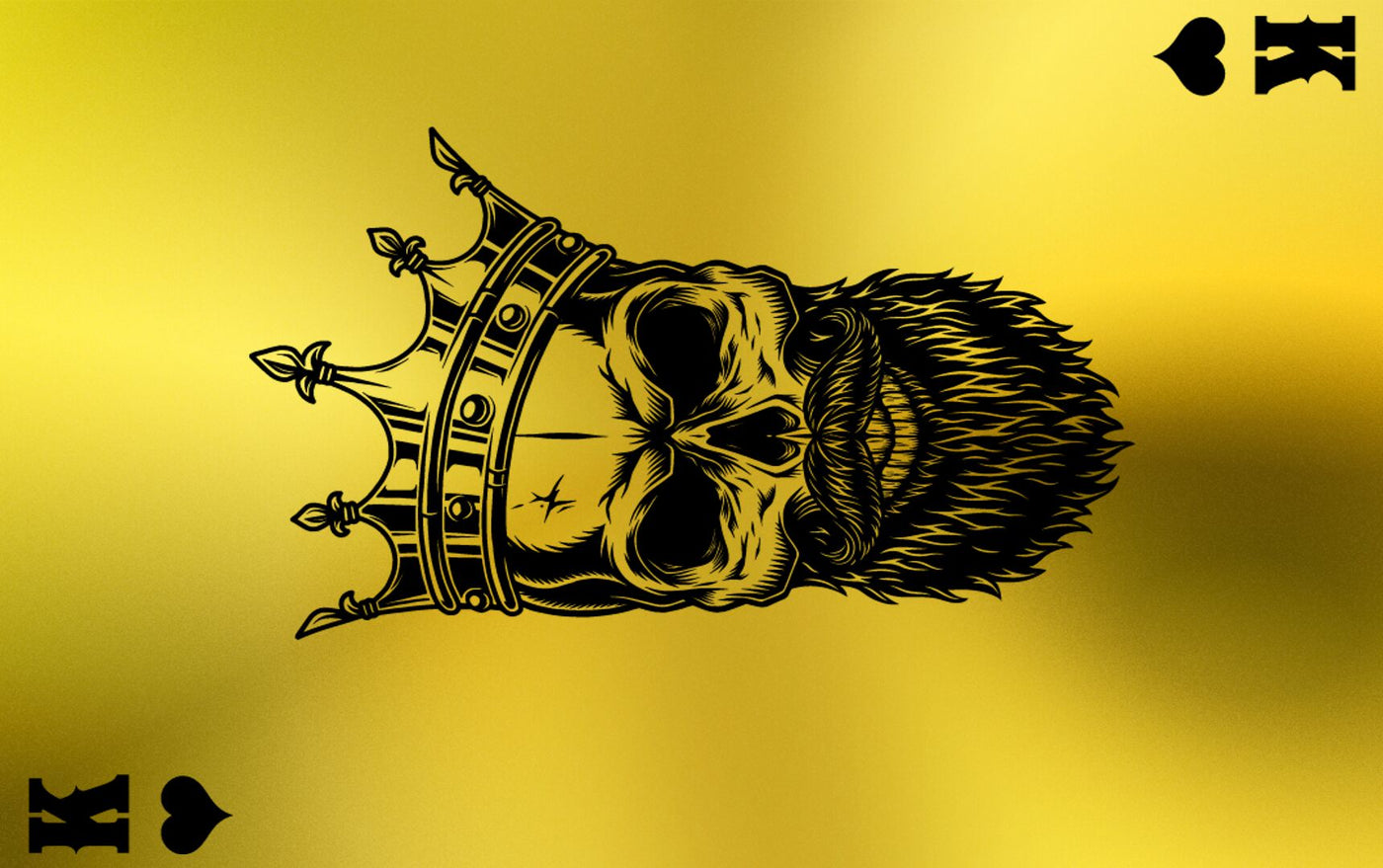 King Of Hearts-Skull
