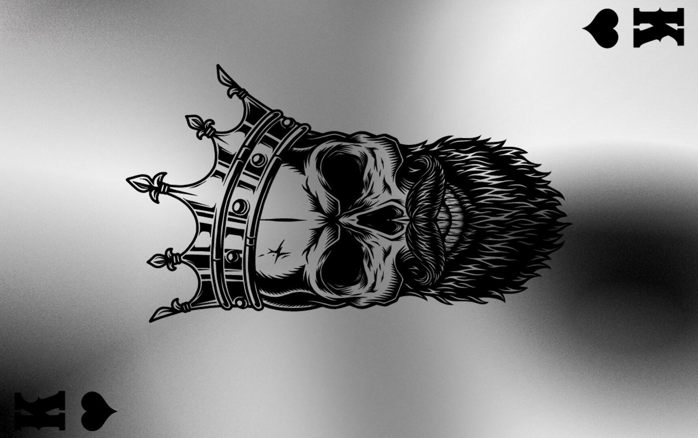 King Of Hearts-Skull