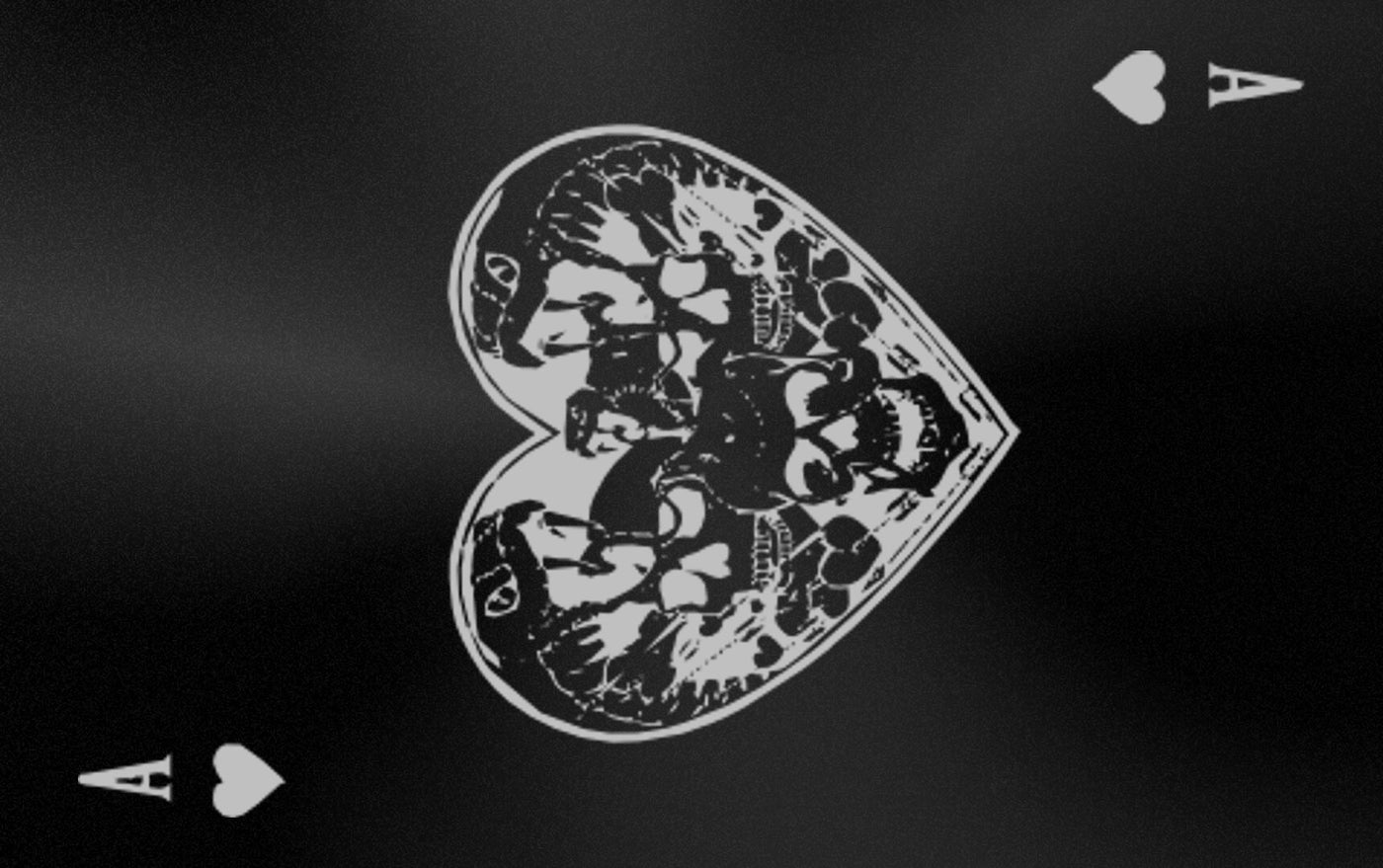 Ace Of Hearts-Skull