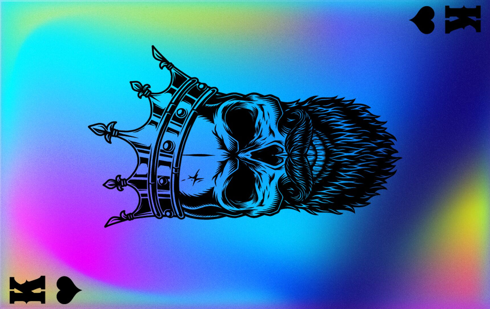 King Of Hearts-Skull